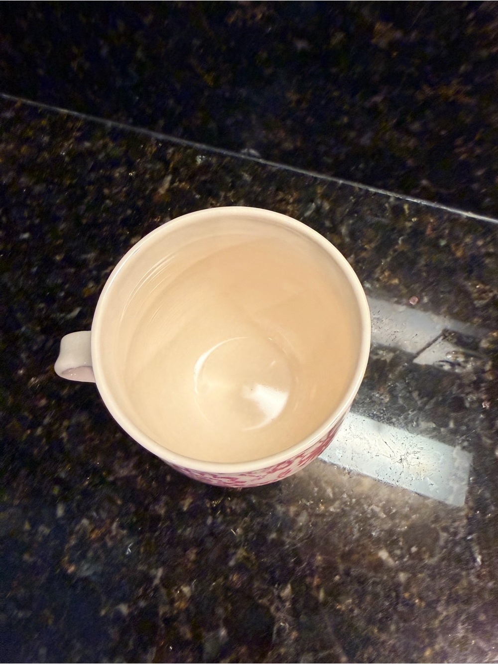 NWOT Anthropologie Homegrown Monogram J Transfer ware Mug - Picture 4 of 5